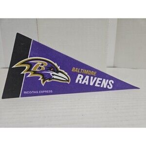 Baltimore Ravens NFL Football Mini Pennant 9"x4” Felt Banner Flag